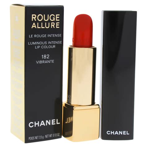 chanel rouge allure vibrante 182|Chanel Rouge luminous lipstick.